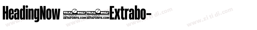 HeadingNow 87Extrabo字体转换